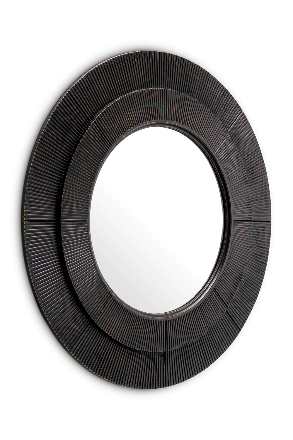 Bronze Contemporary Round Mirror | Eichholtz Rodion | Oroa.com