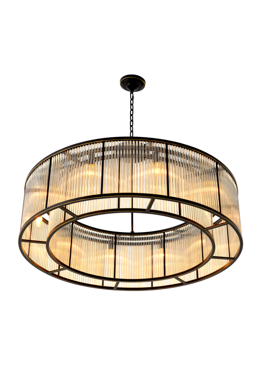 Vintage Glass Ceiling Lamp XL | Eichholtz Bernardi | Oroa.com