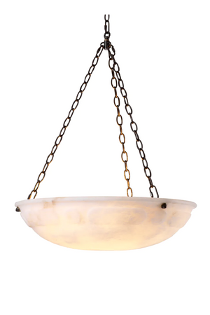 Round Alabaster Hanging Lamp | Eichholtz Novara | Oroa.com