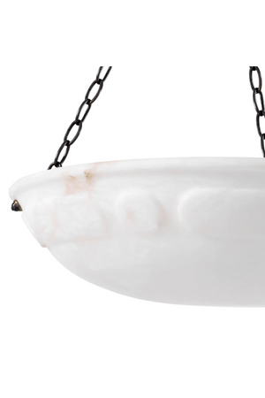 Round Alabaster Hanging Lamp | Eichholtz Novara | Oroa.com