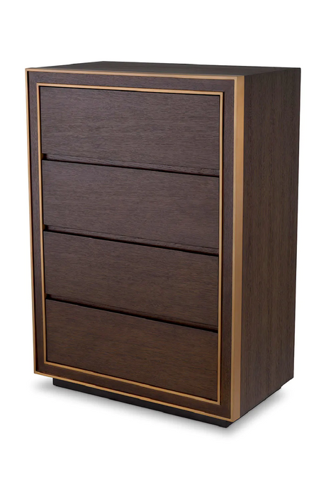 Brown Oak 4-Drawer Dresser | Eichholtz Camelot | Oroa.com