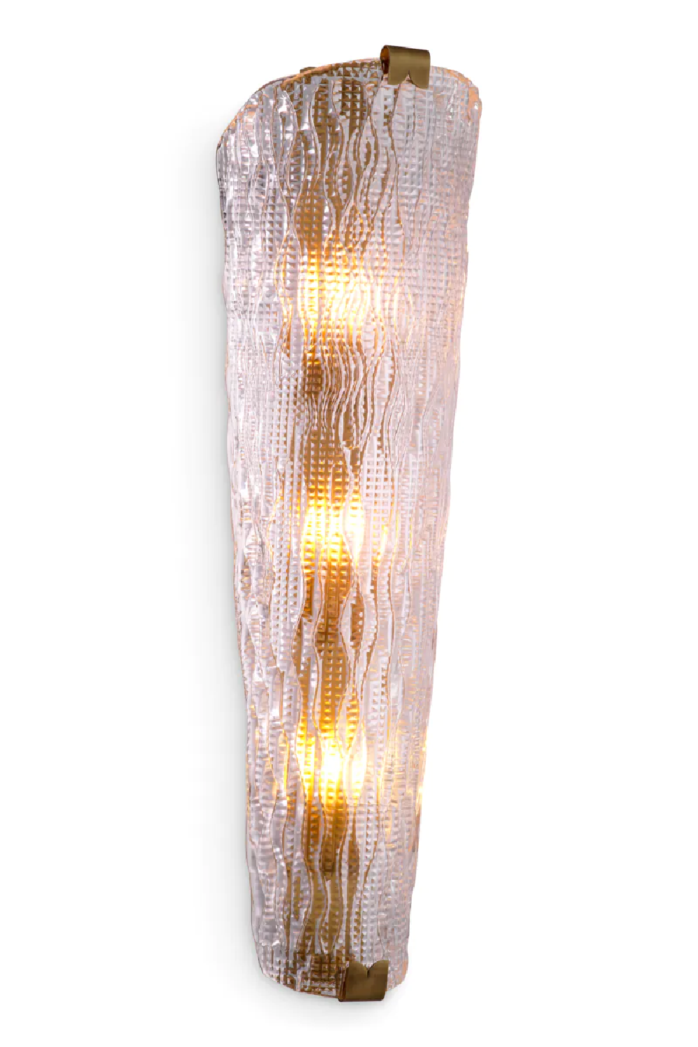 Carved Glass Wall Lamp | Eichholtz Todd | Oroa.com