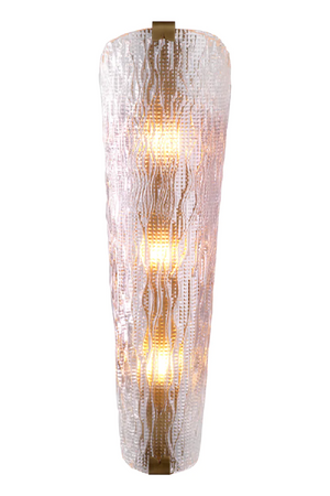 Carved Glass Wall Lamp | Eichholtz Todd | Oroa.com