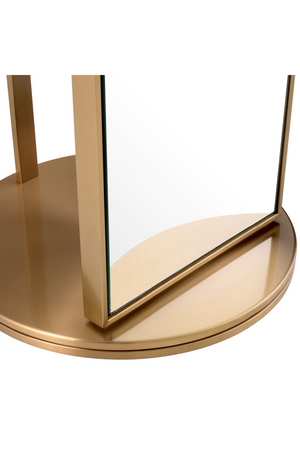 Rotating Floor Mirror with Coatrack | Eichholtz Novo | Oroa.com