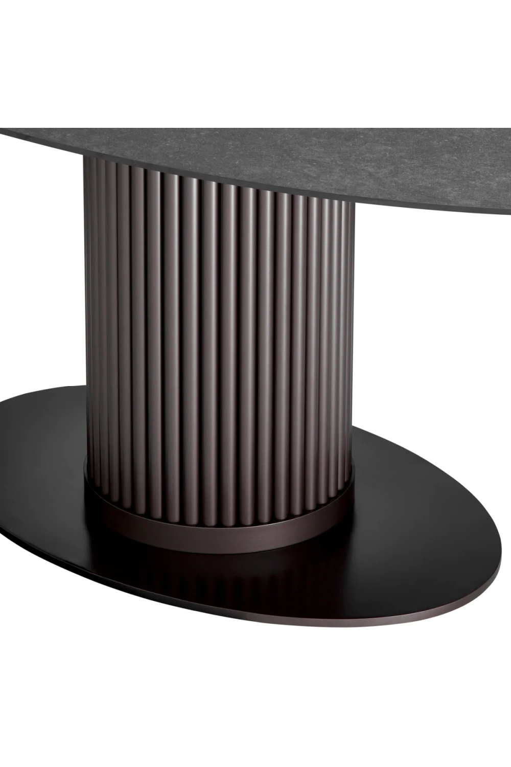 Oval Ceramic Dining Table | Eichholtz Volterra | Oroa.com