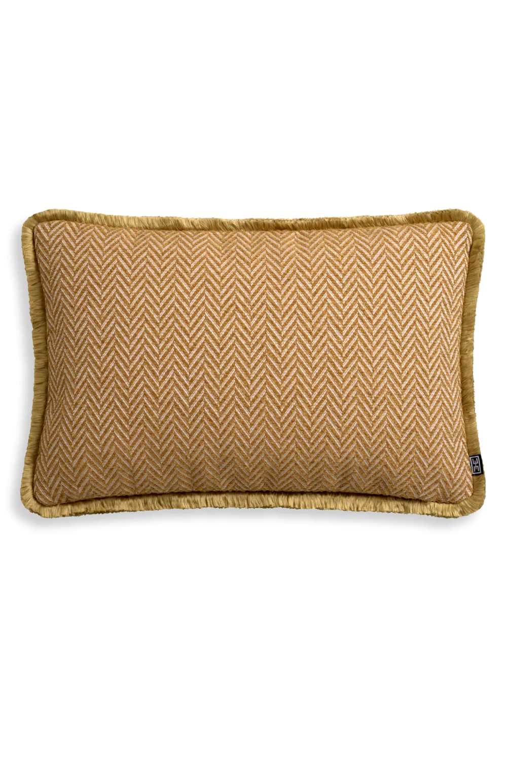 Chevron Pattern Fringed Lumbar Pillow | Eichholtz Kauai | Oroa.com