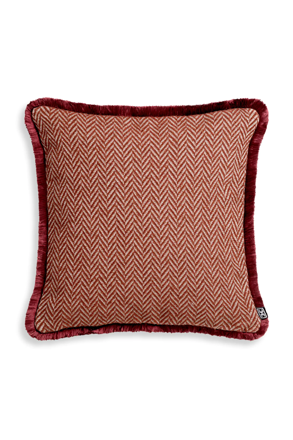 Chevron Pattern Fringed Cushion S | Eichholtz Kauai | Oroa.com