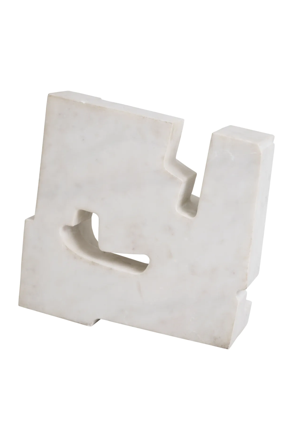 White Marble Abstract Deco Object | Eichholtz Talmont | Oroa.com