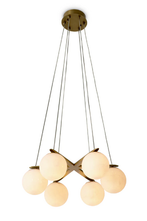 Alabaster Globes Chandelier | Eichholtz Morro | Oroa.com