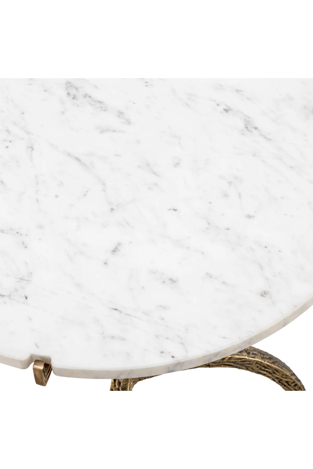 White Marble Round Dining Table | Eichholtz Cortina
