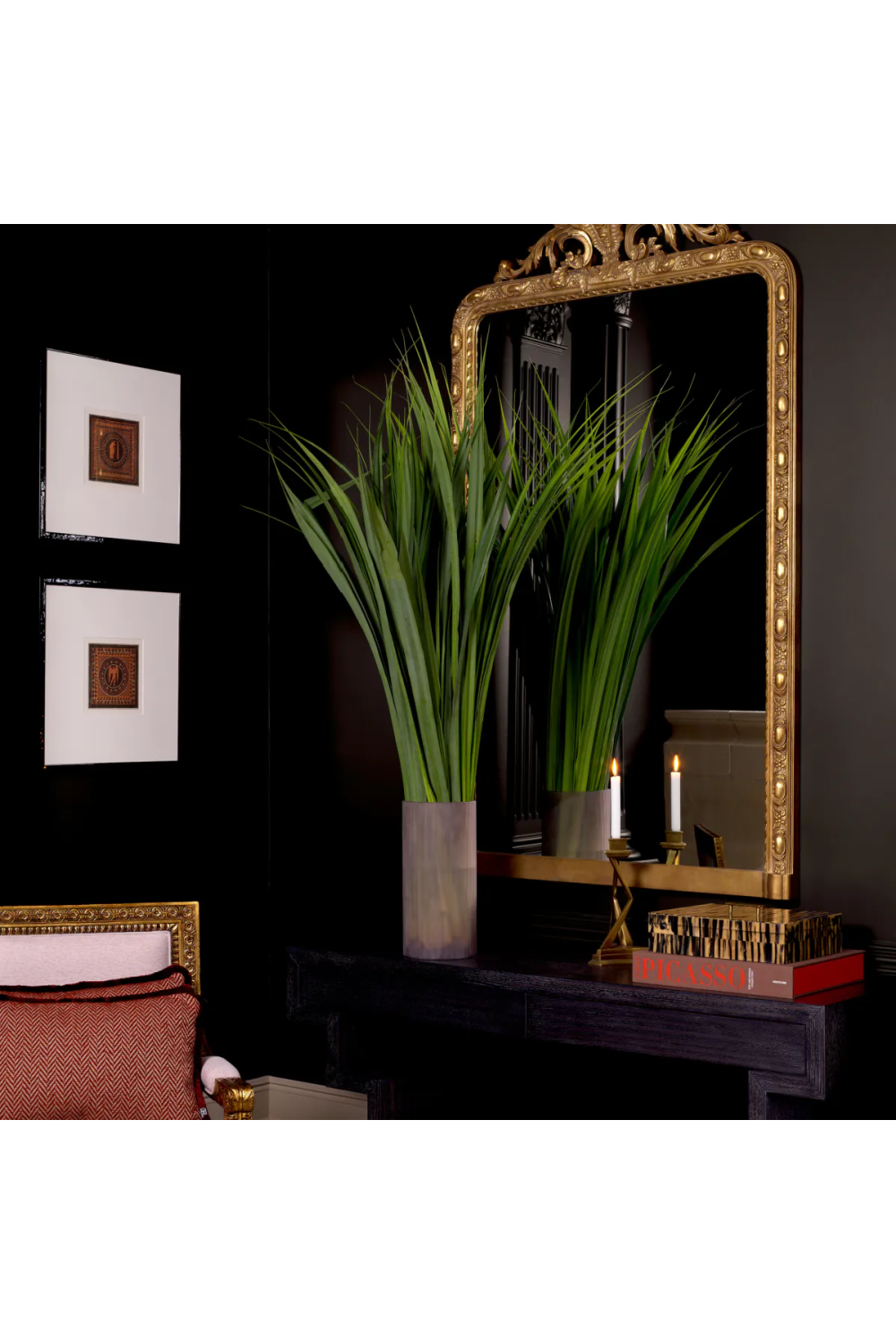 Vintage Brass Candle Holder | Eichholtz Fiesole | Oroa.com