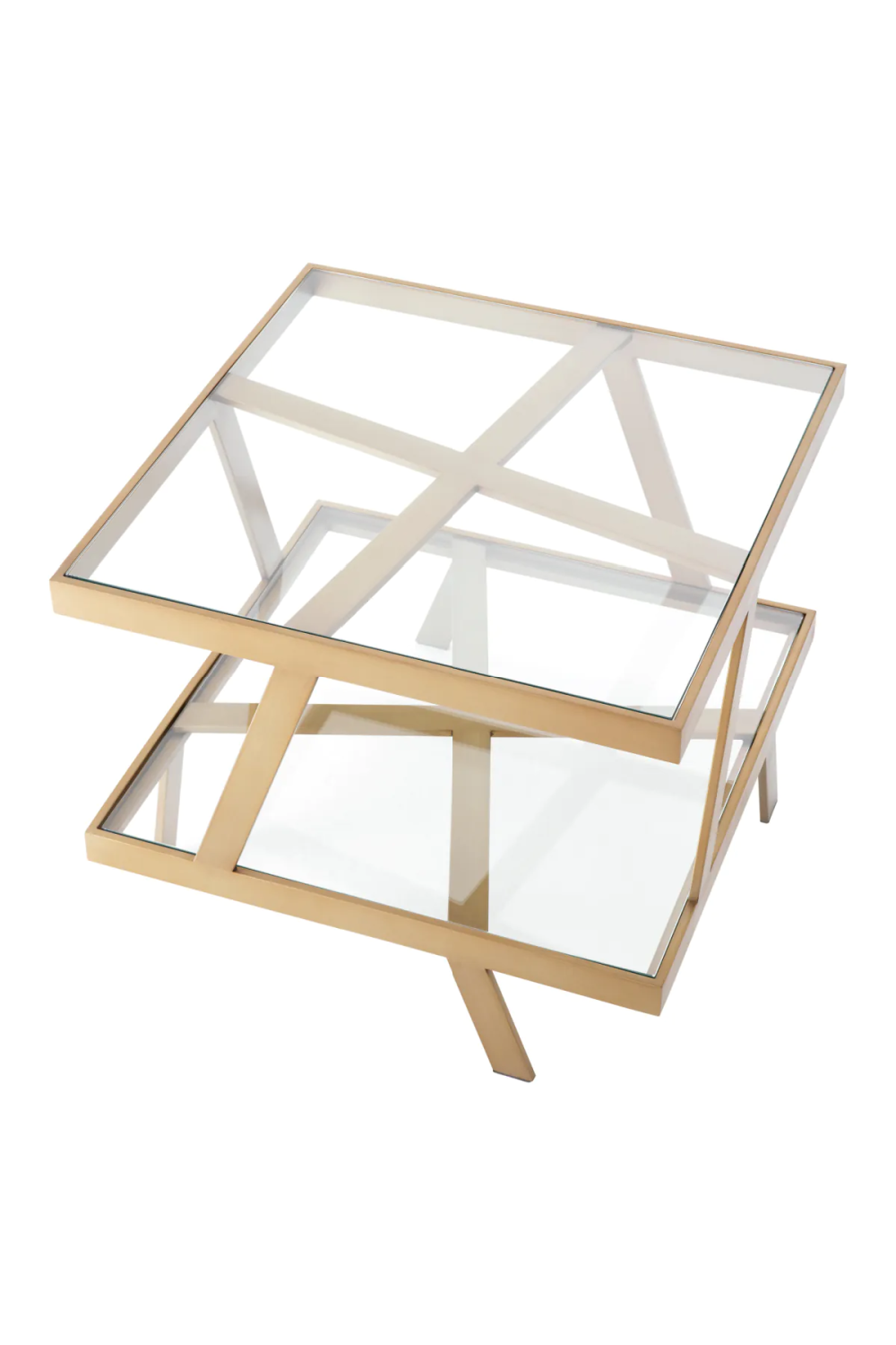 Two-Tier Glass Side Table | Eichholtz Billinghurst | Oroa.com