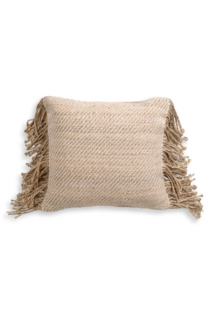 Natural Jute Fringed Cushion | Eichholtz Vieste | Oroa.com
