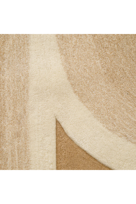 Beige Hand-Tufted Wool Carpet | Eichholtz Marsala | Oroa.com