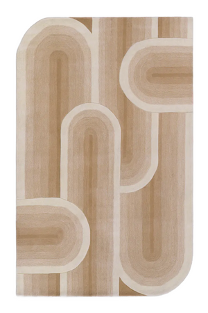 Beige Hand-Tufted Wool Carpet | Eichholtz Marsala | Oroa.com
