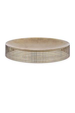 Vintage Brass Latticed Bowl | Eichholtz Sterling | Oroa.com