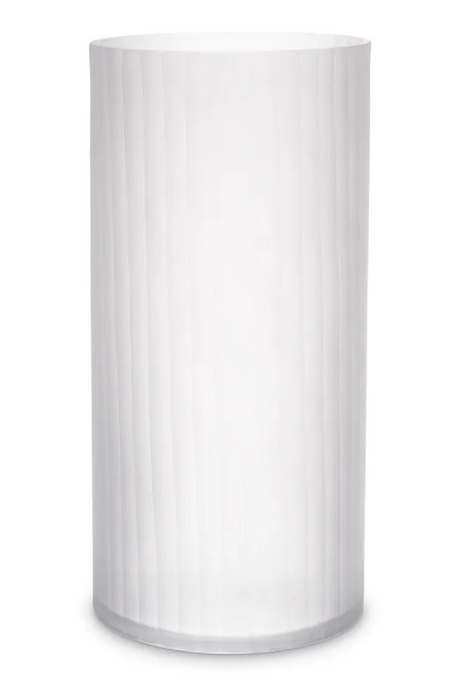 White Frosted Glass Vase | Eichholtz Haight | Oroa.com