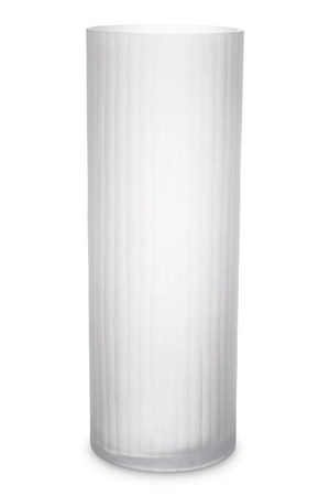 White Frosted Glass Vase | Eichholtz Haight | Oroa.com