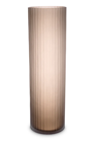 Brown Frosted Glass Vase | Eichholtz Haight | Oroa.com