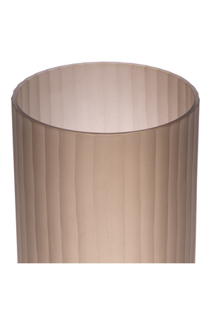 Brown Frosted Glass Vase | Eichholtz Haight | Oroa.com