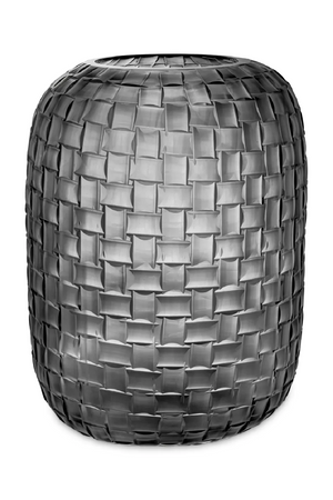 Gray Hand Blown Glass Vase | Eichholtz Varese | Oroa.com