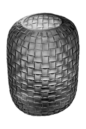 Gray Hand Blown Glass Vase | Eichholtz Varese | Oroa.com