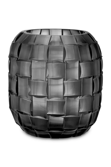 Gray Hand Blown Glass Vase | Eichholtz Varese | Oroa.com