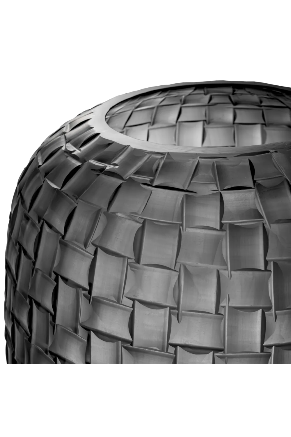 Gray Hand Blown Glass Vase | Eichholtz Varese | Oroa.com