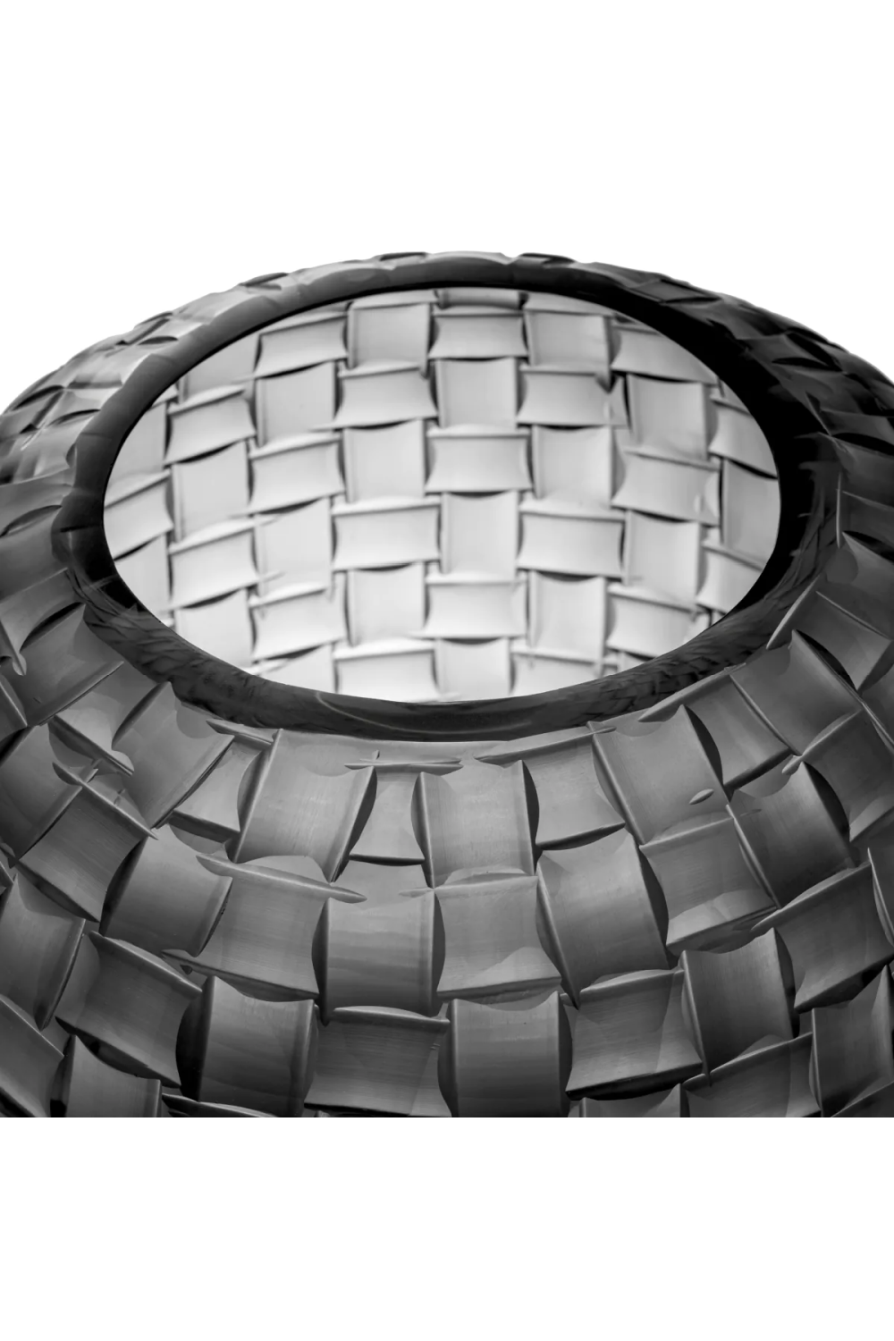 Gray Hand Blown Glass Vase | Eichholtz Varese | Oroa.com