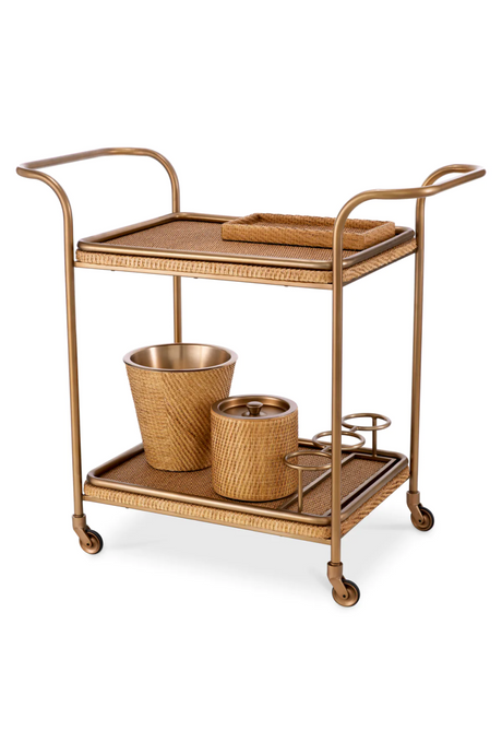 Natural Rattan Trolley | Eichholtz Pescara | Oroa.com