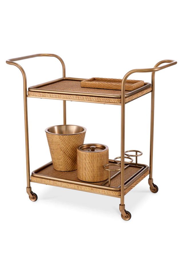 Natural Rattan Trolley | Eichholtz Pescara | Oroa.com