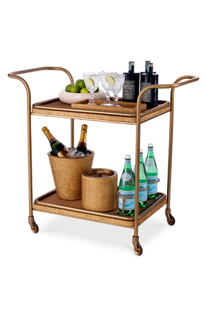 Natural Rattan Trolley | Eichholtz Pescara | Oroa.com