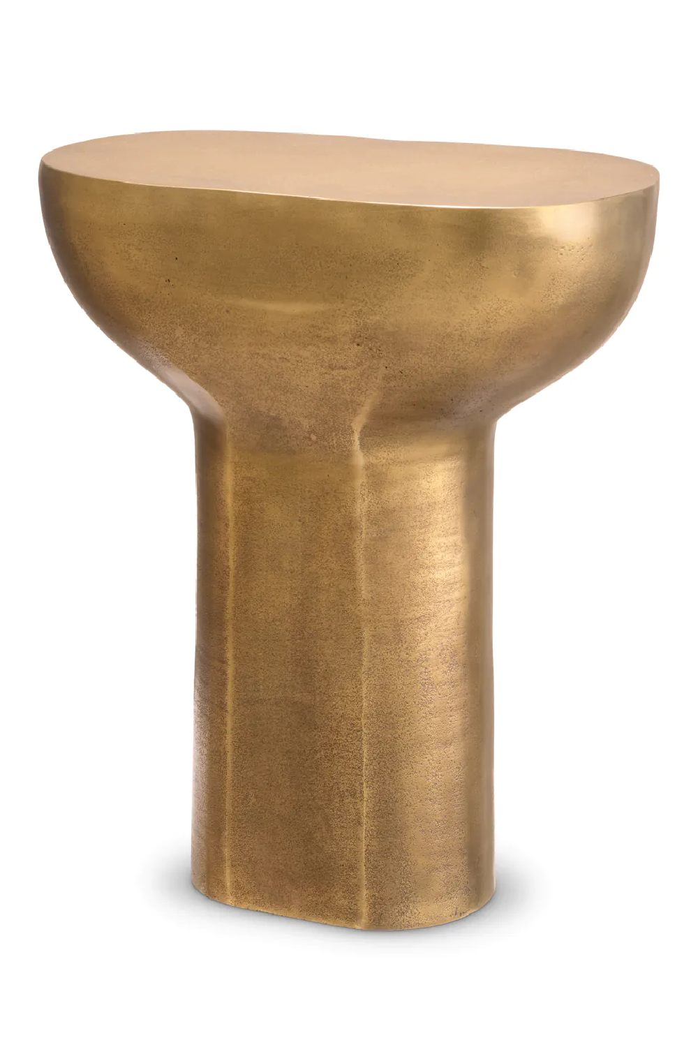 Antique Brass Oval Side Table | Eichholtz Cremona | Oroa.com