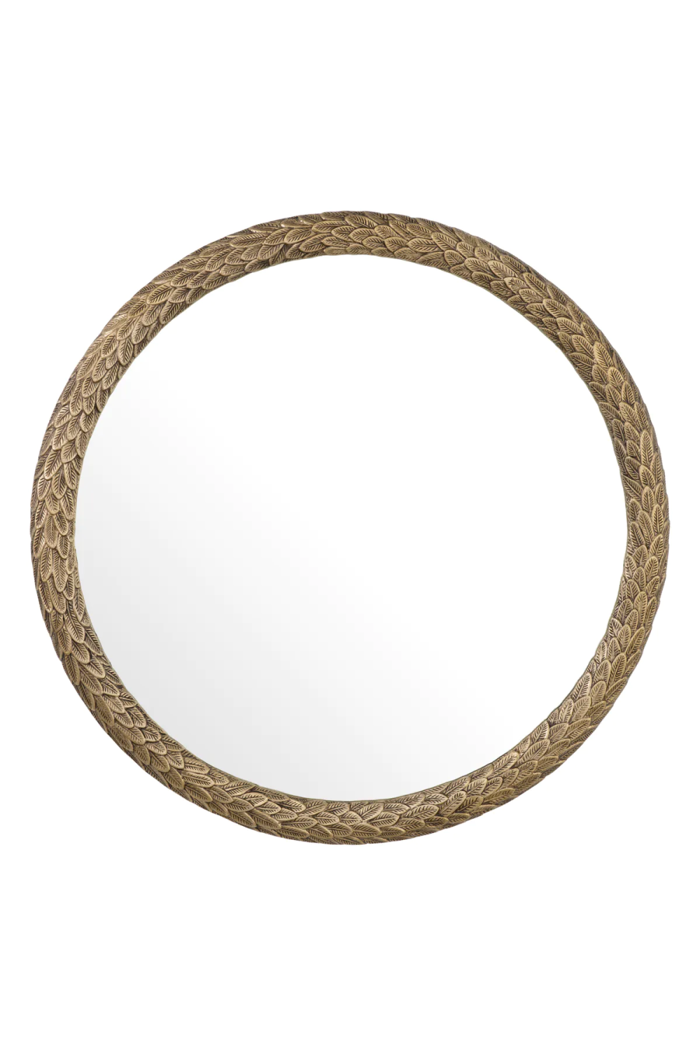 Leaves Patterned Oval Mirror | Eichholtz Soave | Oroa.com