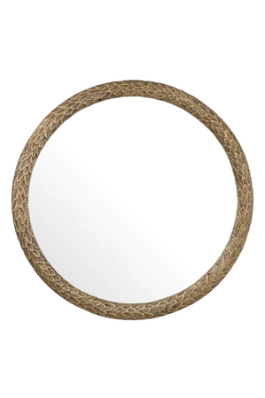 Leaves Patterned Oval Mirror | Eichholtz Soave | Oroa.com