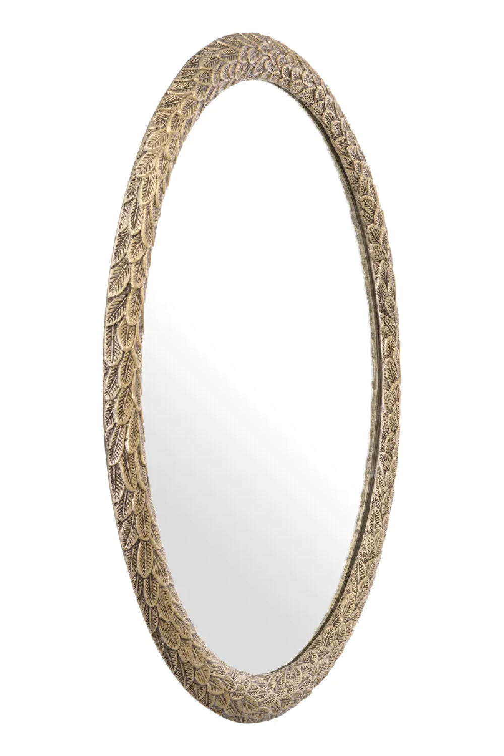 Leaves Patterned Oval Mirror | Eichholtz Soave | Oroa.com