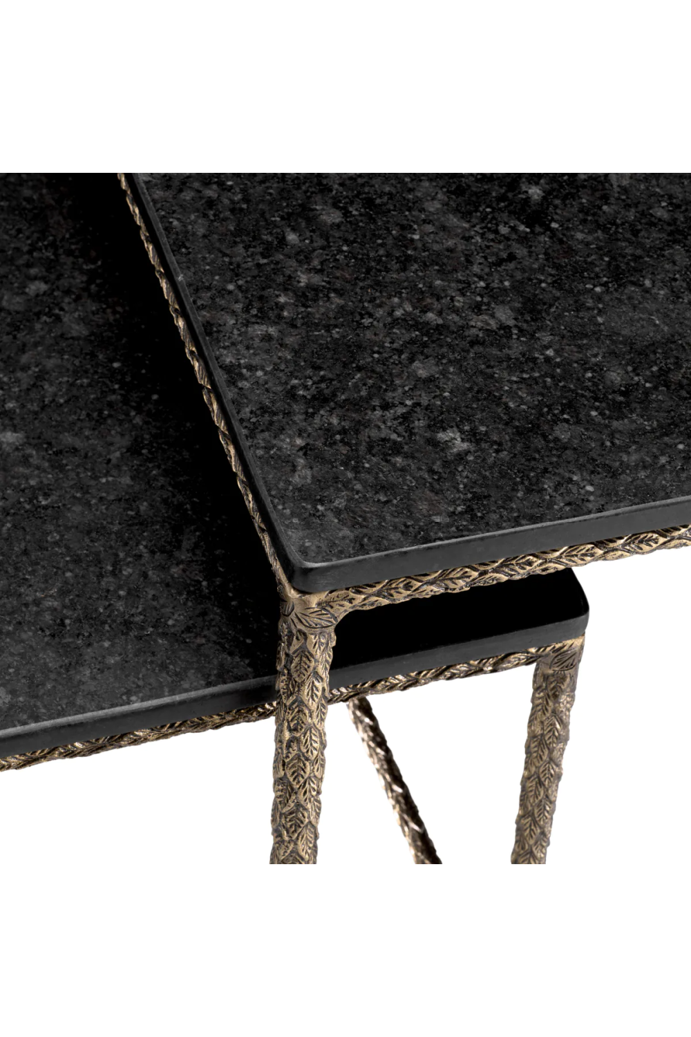 Black Granite Nesting Coffee Tables (2) | Eichholtz Ferndale | Oroa.com