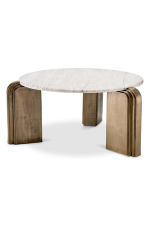 Beige Marble Modern Coffee Table | Eichholtz Albion | Oroa .com