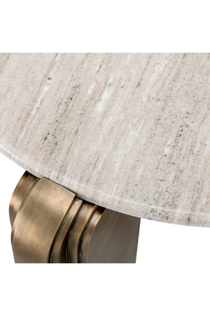 Beige Marble Modern Coffee Table | Eichholtz Albion | Oroa .com