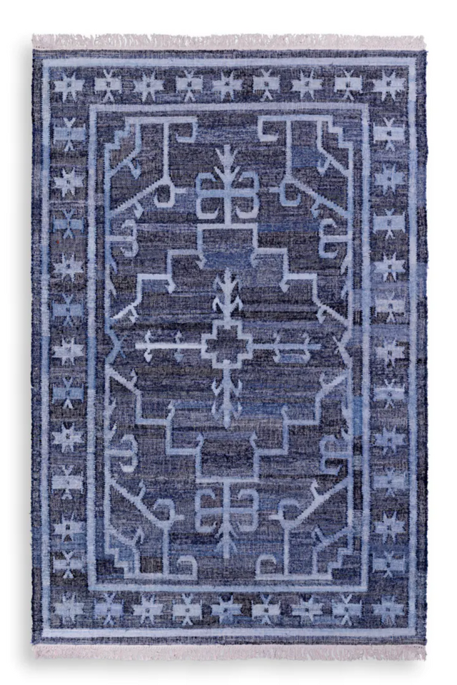 Hand-woven Denim Carpet | Eichholtz Palmaria | Oroa.com