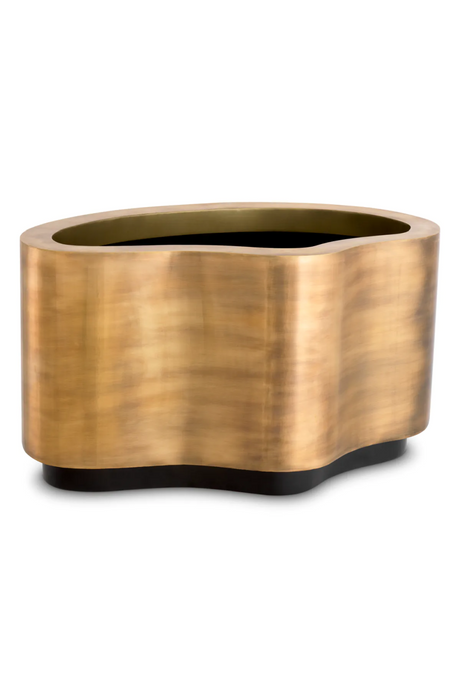 Vintage Brass Organic Planter | Eichholtz Monza | Oroa.com