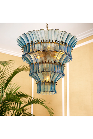 Glass Tiered Chandelier | Eichholtz Toscano | Oroa.com