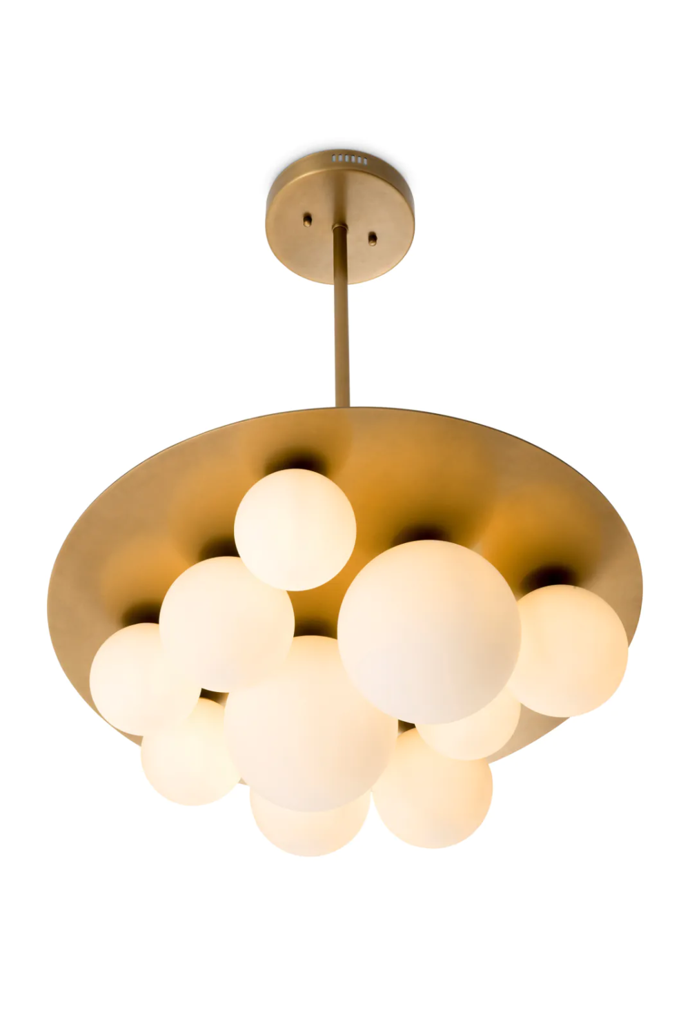 White Glass Globes Chandelier | Eichholtz Orsini | Oroa.com