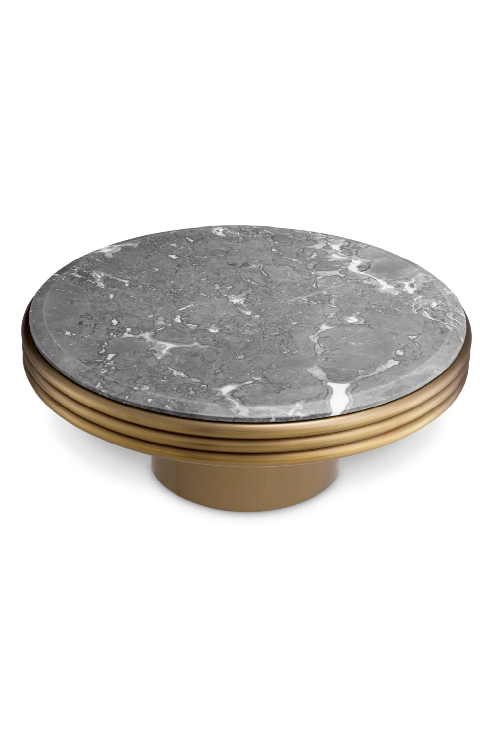 Round Gray Marble Coffee Table | Eichholtz Claremore | Oroa.com