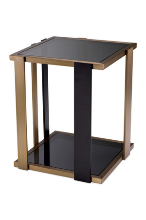 Black Glass Side Table | Eichholtz Clio | Oroa.com