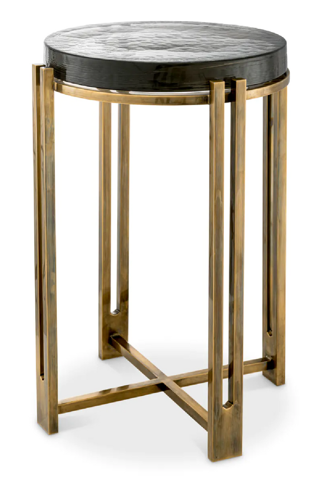 Vintage Glass Side Table | Eichholtz Claremont | Oroa.com