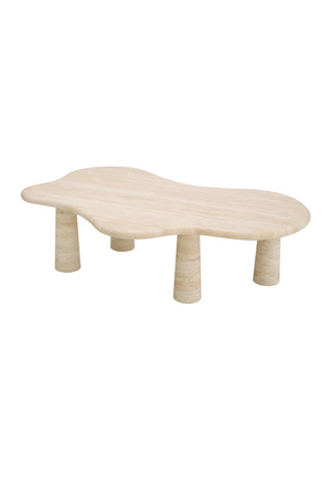 Organic-Shaped Travertine Coffee Table | Eichholtz Isernia | Oroa.com