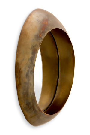 Vintage Brass Round Mirror | Eichholtz Velino | Oroa.com