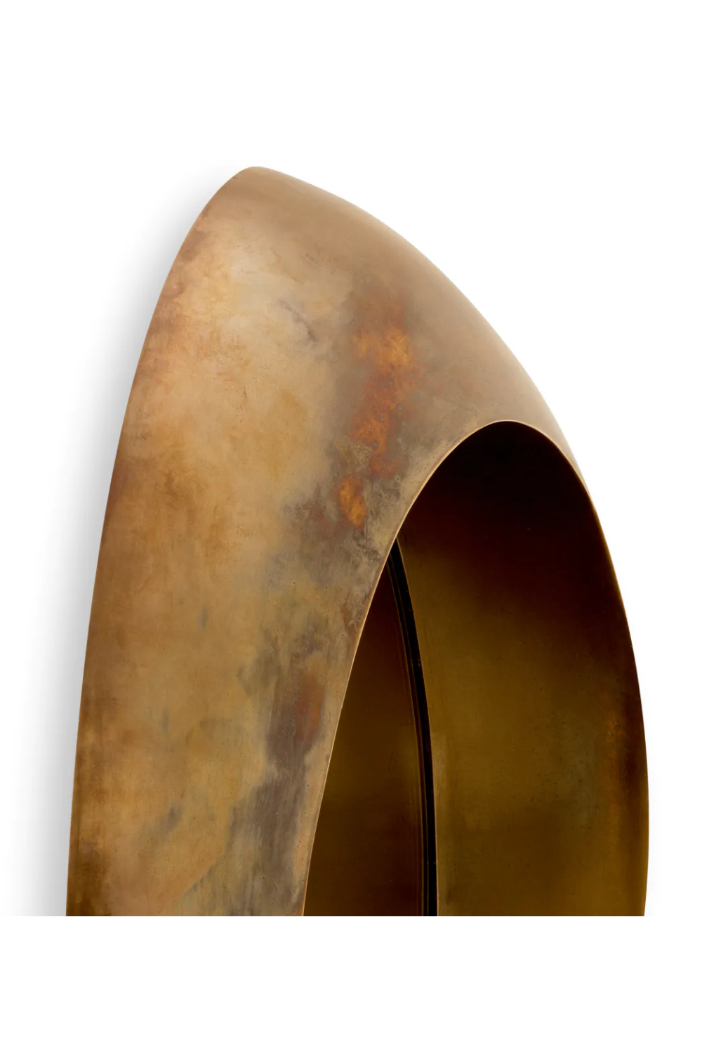 Vintage Brass Round Mirror | Eichholtz Velino | Oroa.com