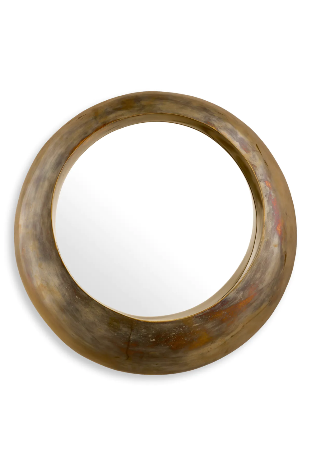 Vintage Brass Round Mirror | Eichholtz Velino | Oroa.com